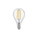 Philips Corepro LED Lustre E14 Kugel Fadenlampe Klar 4.3W 470lm - 827 Extra Warmweiß | Ersatz für 40W Philips Corepro LED Lustre E14 Kugel Fadenlampe Klar 4.3W 470lm - 827 Extra Warmweiß | Ersatz für 40W
