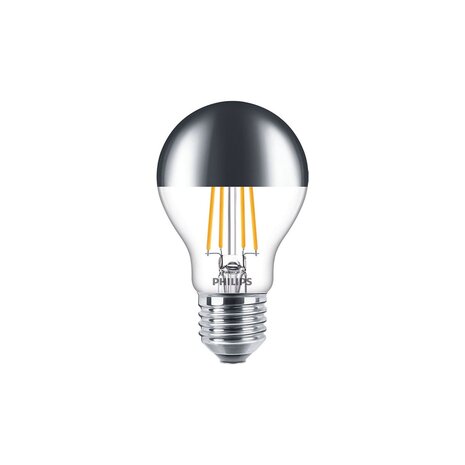 Philips | Offizieller Philips-Vertriebspartner Classic LED Glühbirne E27 Birne Spiegel 7.2W 650lm - 827 Extra Warmweiß | Dimmbar - Ersatz für 60W