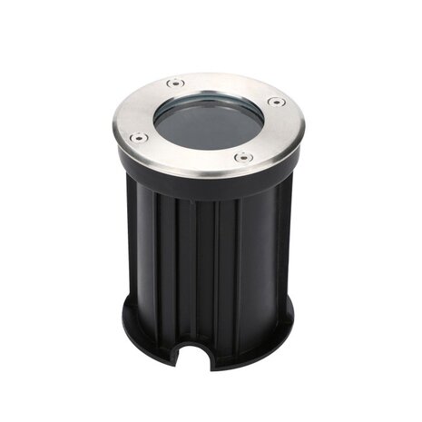 LCB LED-Beleuchtung Innovatives Design, hochwertige Technik & schnelle Lieferung! LED Bodenstrahler – GU10 – Einbau – IP67 – 230V – 110mm – Wasserdichter Bodenstrahler, Aluminiumgehäuse, Max. 35W, IK09 Schutz, Geeignet für Garten und Einfahrt.