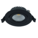 LCB LED-Beleuchtung Innovatives Design, hochwertige Technik & schnelle Lieferung!  LED-Einbaustrahler Slim Schwarz Rund 5W 350lm 60D - 927 Warmweiß | 82mm - IP44 - Dimmbar - Höchste Farbwiedergabe