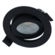 LCB LED-Beleuchtung Innovatives Design, hochwertige Technik & schnelle Lieferung!  LED-Einbaustrahler Slim Schwarz Rund 5W 350lm 60D - 927 Warmweiß | 82mm - IP44 - Dimmbar - Höchste Farbwiedergabe