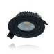 LCB LED-Beleuchtung Innovatives Design, hochwertige Technik & schnelle Lieferung!  LED-Einbaustrahler Slim Schwarz Rund 5W 350lm 60D - 927 Warmweiß | 82mm - IP44 - Dimmbar - Höchste Farbwiedergabe