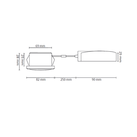 LCB LED-Beleuchtung Innovatives Design, hochwertige Technik & schnelle Lieferung!  LED-Einbaustrahler Slim Schwarz Rund 5W 350lm 60D - 927 Warmweiß | 82mm - IP44 - Dimmbar - Höchste Farbwiedergabe