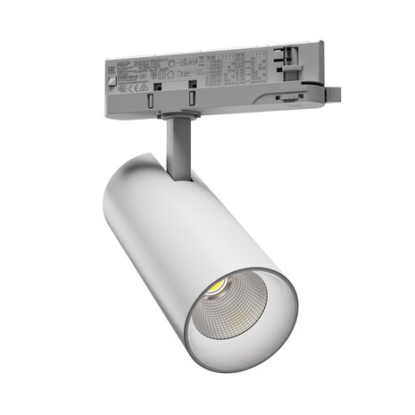 Spectrum LED Schienenstrahler 3-Phasen - Andromeda Weiss - 15-27W - 1665-3000Lm Multi Lumen Switch | 3000K 930 Warmweiß - 5 Jahre Garantie