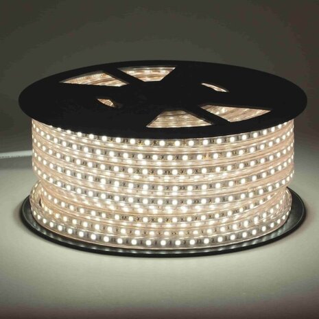 LCB LED-Beleuchtung Innovatives Design, hochwertige Technik & schnelle Lieferung! LED Lichtschlauch Pro V3 7MM – 200W 24.000Lm – 4000K 840 Neutralweißes | 50 Meter – Baustellenbeleuchtung – Plug & Play – 60 LEDs/m