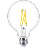 Philips | Offizieller Philips-Vertriebspartner MASTER Value LED Globe E27 93mm Fadenlampe Klar 5.9W 806lm - 922-927 Extra Warmweiß | Höchste Farbwiedergabe - Dimmbar - Ersatz Für 60W