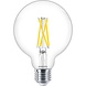 Philips | Offizieller Philips-Vertriebspartner MASTER Value LED Globe E27 93mm Fadenlampe Klar 5.9W 806lm - 922-927 Extra Warmweiß | Höchste Farbwiedergabe - Dimmbar - Ersatz Für 60W