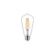 Philips | Offizieller Philips-Vertriebspartner Corepro LED Glühbirne E27 Edison Fadenlampe Klar 7W 806lm - 827 Extra Warmweiß | Ersatz für 60W
