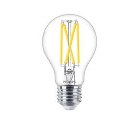 Philips | Offizieller Philips-Vertriebspartner Master LED E27 Birne Fadenlampe Klar 5.9W 806lm - 922-927 Dim To Warm | Höchste Farbwiedergabe - Dimmbar - Ersatz Für 60W