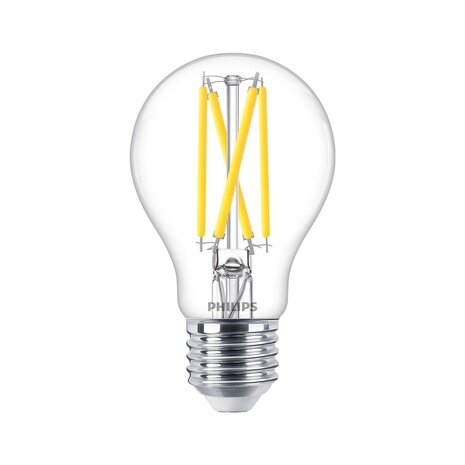 Philips | Offizieller Philips-Vertriebspartner Master LED E27 Birne Fadenlampe Klar 5.9W 806lm - 922-927 Dim To Warm | Höchste Farbwiedergabe - Dimmbar - Ersatz Für 60W