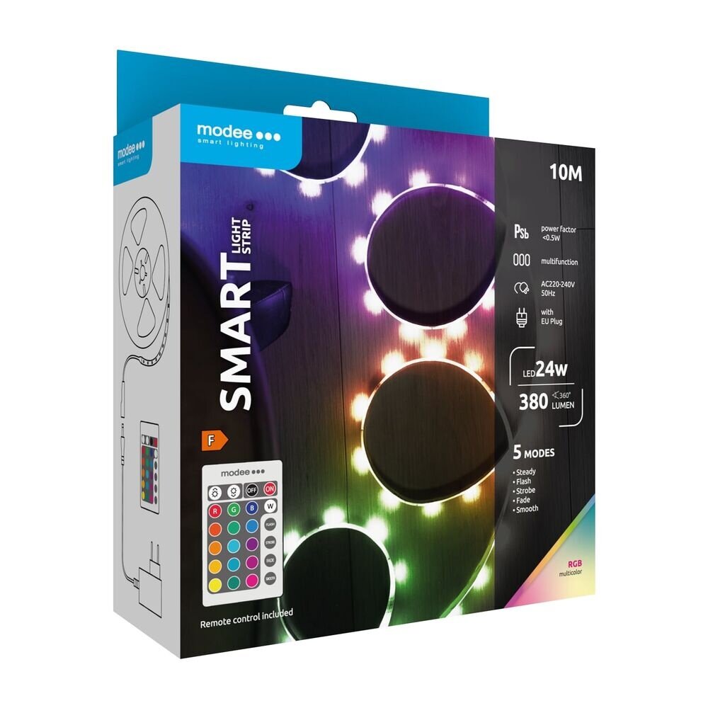 LED-Streifen – 10 m, 24 W – RGB – Komplettset – inkl. Fernbedienung LED-Streifen – 10 m, 24 W – RGB – Komplettset – inkl. Fernbedienung
