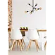 Lucide LED-Beleuchtung  Lester Deckenleuchte Schwarz | 6x E27 | Verstellbar | Vintage-Stil