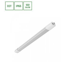 Spectrum LED Wasserfeste Montageleiste Weiß - 60cm - 18W 2160lm - CCT 830-840-860 - IP65 - 2 Jahre Garantie Spectrum LED Wasserfeste Montageleiste Weiß - 60cm - 18W 2160lm - CCT 830-840-860 - IP65 - 2 Jahre Garantie