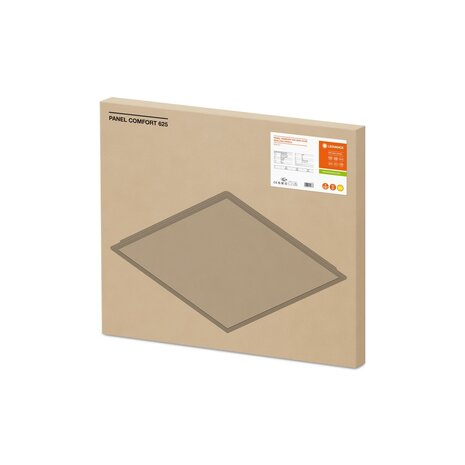 Ledvance LED Panel Comfort Aluminium Weiß 28W 3640lm - 830 Warmweiß | 62.5x62.5cm - UGR < 19 Ledvance LED Panel Comfort Aluminium Weiß 28W 3640lm - 830 Warmweiß | 62.5x62.5cm - UGR < 19