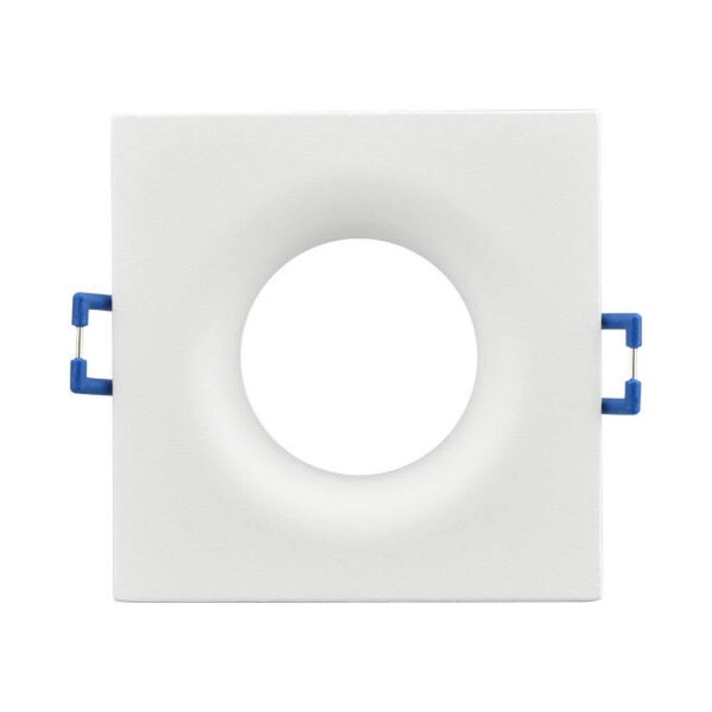 LED Einbauspot Weiß viereckig - für 1 GU10 LED Spot - exkl. LED Spot LED Einbauspot Weiß viereckig - für 1 GU10 LED Spot - exkl. LED Spot