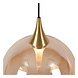 Lucide LED-Beleuchtung  LED Hanglampe – 8×3,9W – 2700K – Dimmbar – 230V – Amber Glas – Höhenverstellbar