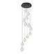 Lucide LED-Beleuchtung  LED Pendelleuchte Gisela Ø61 cm – 12-flammig – Transparentes Glas – Dimmbar – Premium