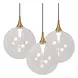Lucide LED-Beleuchtung  LED Pendelleuchte Gisela Ø61 cm – 12-flammig – Transparentes Glas – Dimmbar – Premium