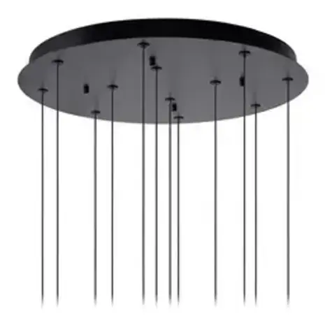 Lucide LED-Beleuchtung  LED Pendelleuchte Gisela Ø61 cm – 12-flammig – Transparentes Glas – Dimmbar – Premium