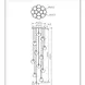 Lucide LED-Beleuchtung  LED Pendelleuchte Gisela Ø61 cm – 12-flammig – Amber Glas – Dimmbar – Premium
