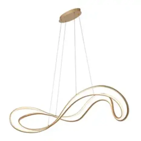 Lucide LED Pendelleuchte Sardana – 54W – 3500 Lumen – Matt Gold / Messing – Dimmbar – Premium Lucide LED Pendelleuchte Sardana – 54W – 3500 Lumen – Matt Gold / Messing – Dimmbar – Premium