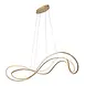 Lucide LED-Beleuchtung  LED Pendelleuchte Sardana – 54W – 3500 Lumen – Matt Gold / Messing – Dimmbar – Premium