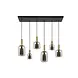 Lucide JOANET Pendelleuchte – 6×E27 – Dynamisches Rauchglas – Dimmbar Lucide JOANET Pendelleuchte – 6×E27 – Dynamisches Rauchglas – Dimmbar
