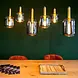 Lucide LED-Beleuchtung  JOANET Pendelleuchte – 6×E27 – Dynamisches Rauchglas – Dimmbar