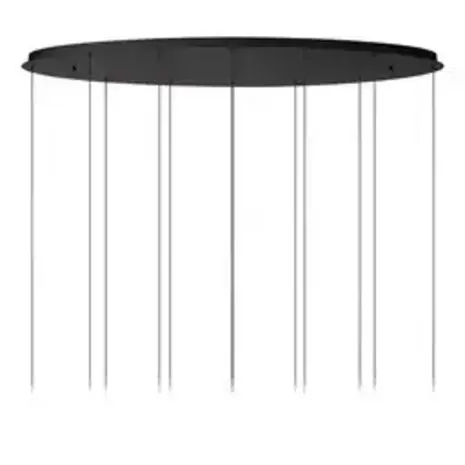 Lucide LED-Beleuchtung  LED Pendelleuchte Calina – 12-flammig – Dunkelbronze – 84W – CCT – Dimmbar