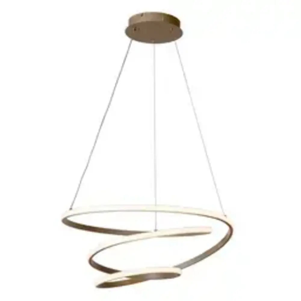 Lucide LED-Beleuchtung LED Pendelleuchte Espiral – 1-flammig – Taupe – 40W – CCT – Dimmbar – Essential Lucide LED-Beleuchtung LED Pendelleuchte Espiral – 1-flammig – Taupe – 40W – CCT – Dimmbar – Essential