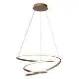Lucide LED Pendelleuchte Espiral – 1-flammig – Taupe – 40W – CCT – Dimmbar – Essential Lucide LED Pendelleuchte Espiral – 1-flammig – Taupe – 40W – CCT – Dimmbar – Essential