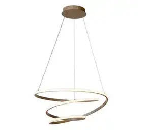 Lucide Beleuchtung: Stilvolle Akzente für ein Modernes Zuhause LED Pendelleuchte Espiral – 1-flammig – Taupe – 40W – CCT – Dimmbar – Essential