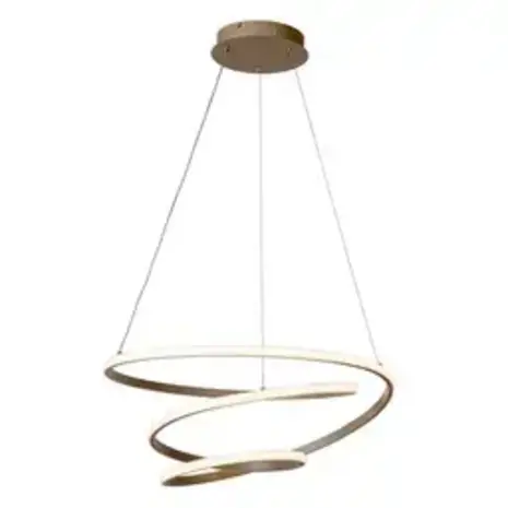 Lucide LED-Beleuchtung LED Pendelleuchte Espiral – 1-flammig – Taupe – 40W – CCT – Dimmbar – Essential Lucide LED-Beleuchtung LED Pendelleuchte Espiral – 1-flammig – Taupe – 40W – CCT – Dimmbar – Essential