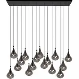 Lucide LED-Beleuchtung LED Pendelleuchte TEARS – 16-flammig – G4 – 3000K – Dimmbar – Schwarz Lucide LED-Beleuchtung LED Pendelleuchte TEARS – 16-flammig – G4 – 3000K – Dimmbar – Schwarz