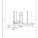 Lucide LED-Beleuchtung  LED Pendelleuchte Vidal Ø78 cm – 120W – 2700K – Dimmbar – Designleuchte