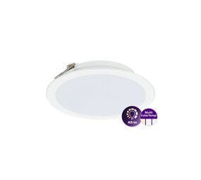 Philips | Offizieller Philips-Vertriebspartner LED Downlight Ledinaire DN065B Metall Weiß 19W 2000lm 110D - 830-840-865 CCT | 225mm - Ausschnitt 200mm - IP20