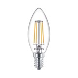 Philips MASTER Value LEDcandle E14 Filament Klar 3.4W 470lm - 927 | Beste Farbwiedergabe - Dimmbar – Ersetzt 40W
