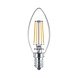 Philips LED-Kerze MASTER Value E14 Glühfaden klar | 3,4 W - 470 lm – 927 | Beste Farbwiedergabe – Dimmbar – Ersetzt 40-W-Lampe Philips LED-Kerze MASTER Value E14 Glühfaden klar | 3,4 W - 470 lm – 927 | Beste Farbwiedergabe – Dimmbar – Ersetzt 40-W-Lampe