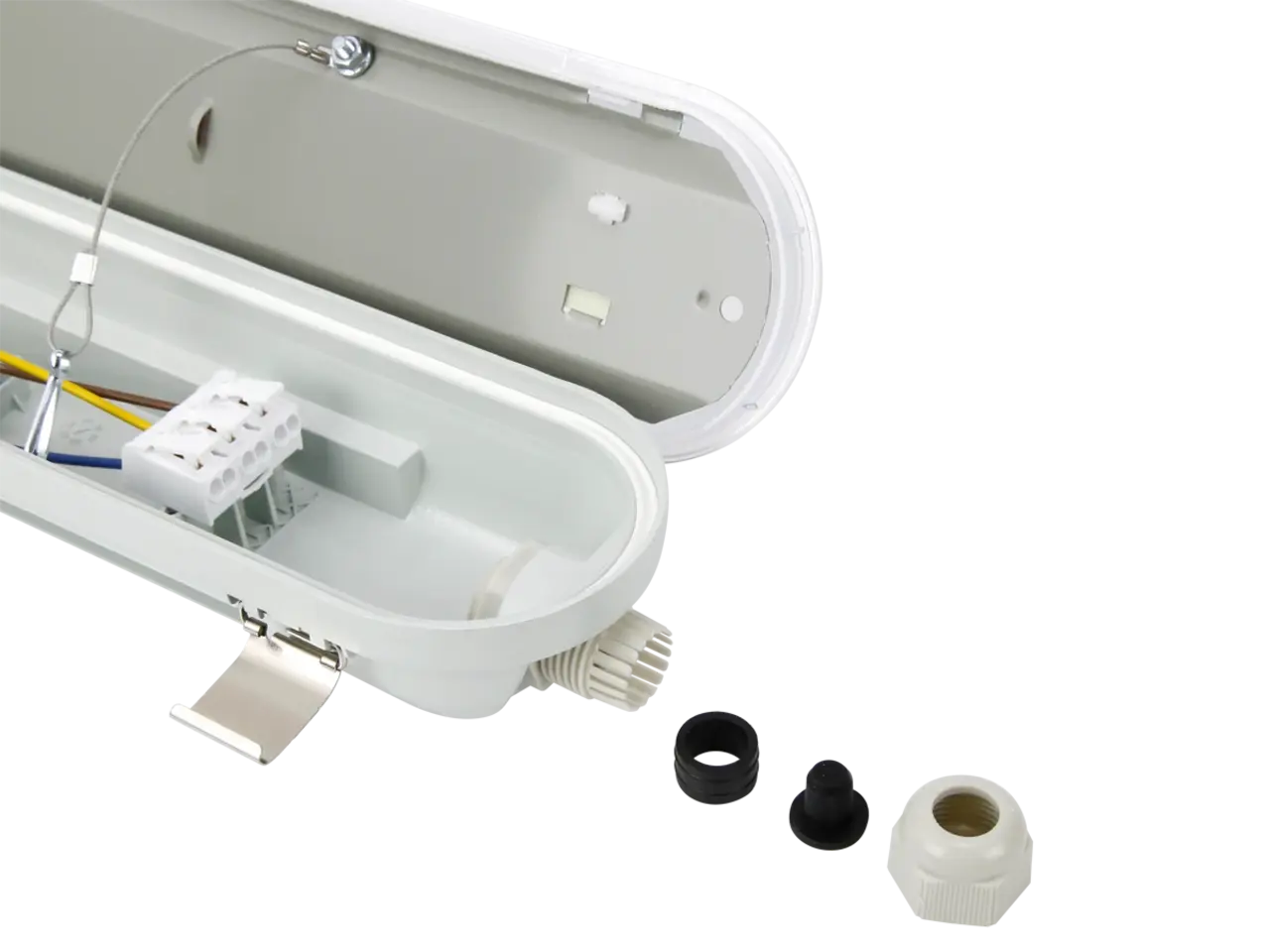 LEDIN Group SP. z.o.o. Hermetische LED-Feuchtraumleuchte RANGER PRIME DALI 4000K 40W IP66 120cm grau LEDIN Group SP. z.o.o. Hermetische LED-Feuchtraumleuchte RANGER PRIME DALI 4000K 40W IP66 120cm grau