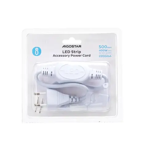 Aigostar Netzanschluss 230V für LED Lichtschlauch 6mm Neon