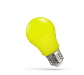 Spectrum LED Lampe E27 A50 – 4,9W ersetzt 50W – Gelbes Licht