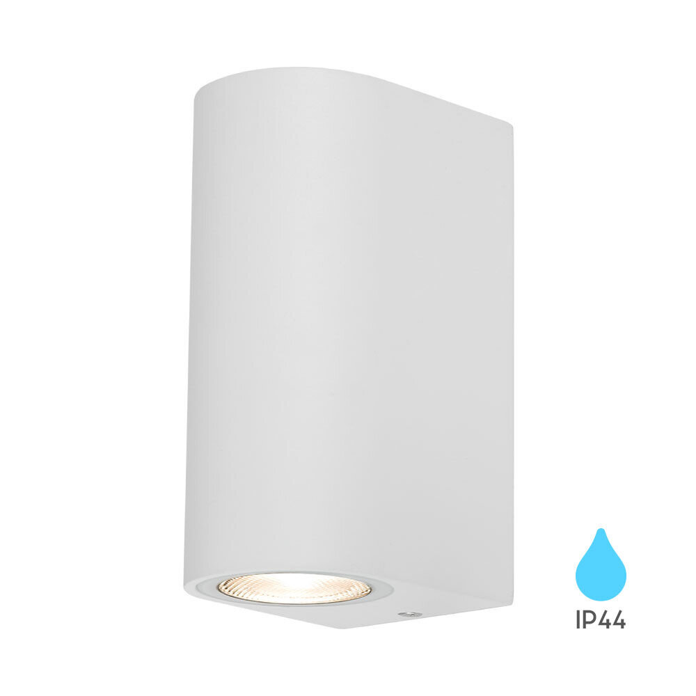 LCB LED-Beleuchtung Innovatives Design, hochwertige Technik & schnelle Lieferung! LED Wandleuchte rund Weiß - GU10 Fassung - IP44 - geeignet für 2 GU10 Spots LCB LED-Beleuchtung Innovatives Design, hochwertige Technik & schnelle Lieferung! LED Wandleuchte rund Weiß - GU10 Fassung - IP44 - geeignet für 2 GU10 Spots