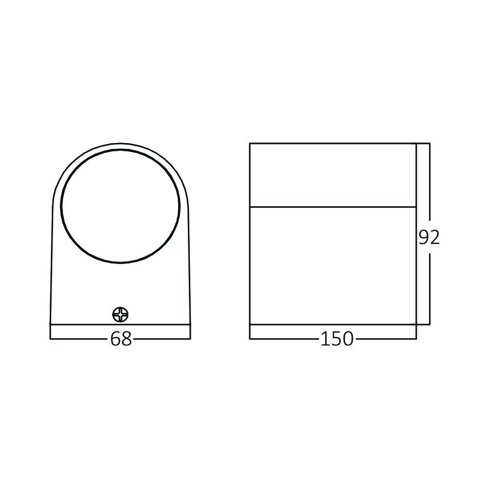 LCB LED-Beleuchtung Innovatives Design, hochwertige Technik & schnelle Lieferung! LED Wandleuchte rund Weiß - GU10 Fassung - IP44 - geeignet für 2 GU10 Spots LCB LED-Beleuchtung Innovatives Design, hochwertige Technik & schnelle Lieferung! LED Wandleuchte rund Weiß - GU10 Fassung - IP44 - geeignet für 2 GU10 Spots