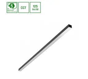 Spectrum LED-Pendelleuchte Allday Basic – 120CM - 20W/30W/40W– Schwarz | CCT 230V - 5000 lm IP20 Farbtemperatur einstellbar