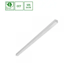 Spectrum LED-Pendelleuchte Allday Basic – 120CM - 20W/30W/40W– Weiß | CCT 230V 115DEG - 4000lm IP20 Farbtemperatur einstellbar