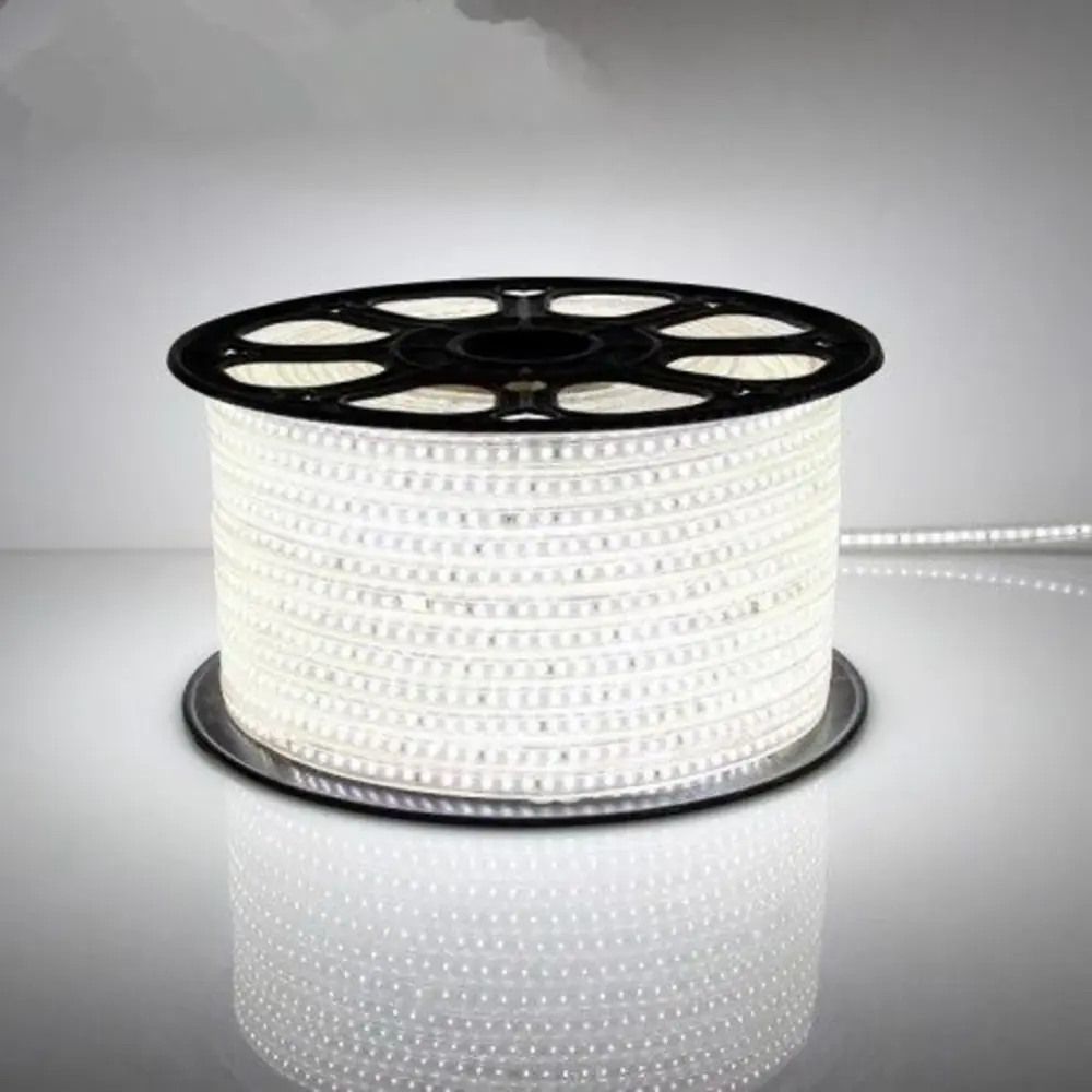 Aigostar LED-Leuchten LED Streifen 230V 2835 120 LED m 6500K IP65 50m Rolle 8mm Aigostar LED-Leuchten LED Streifen 230V 2835 120 LED m 6500K IP65 50m Rolle 8mm