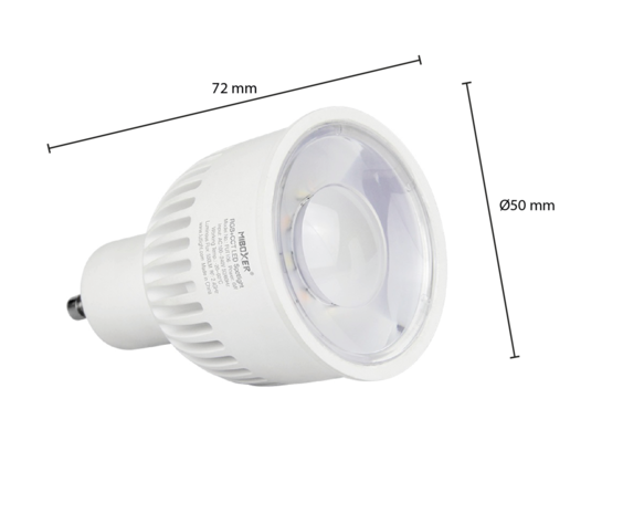 Mi-Light – Smarte LED-Steuerung und intelligente Beleuchtung Miboxer GU10 LED Spot 6W 550lm RGB CCT RF 2.4GHz Dimmbar