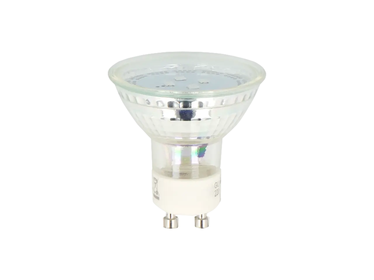 LCB LED Spot GU10 - Glas - 1W 60Lm - 2700K Warmweiß |  120D Abstrahlwinkel - entspricht 10W