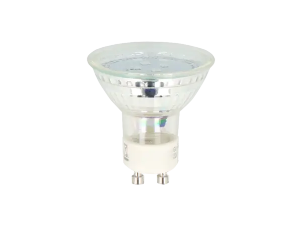 LCB LED Spot GU10 - Glas - 1W 60Lm - 2700K Warmweiß |  120D Abstrahlwinkel - entspricht 10W