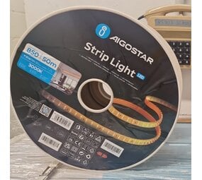 Aigostar Aigostar LED Streifen 50m 8W 3000K Warmweiß IP65